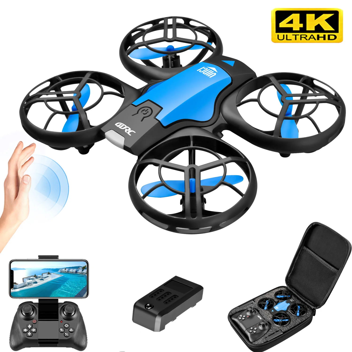 V8 New Mini Drone 4K Professio - Drone Mapping recension och pris